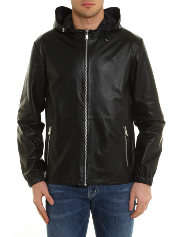 Reversible Leather Jacket By Ikrix Dondup Reversible Leather Jacket