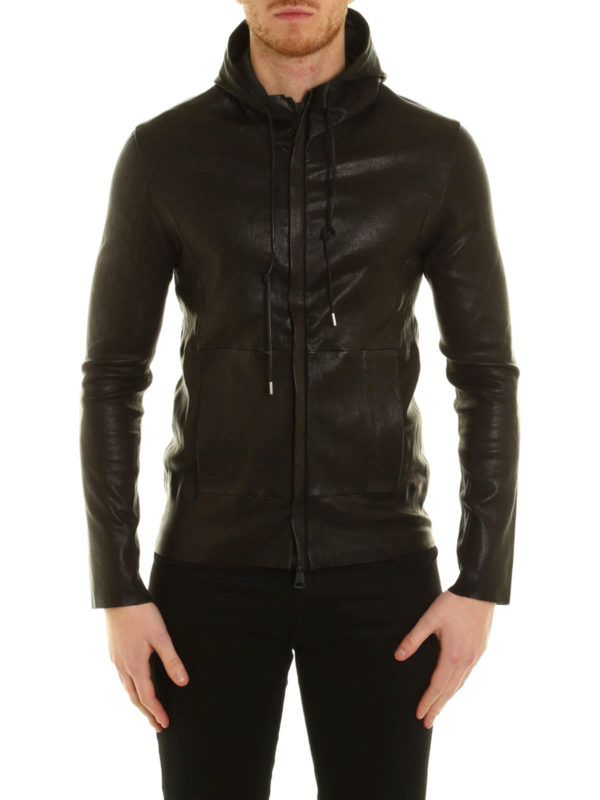 Stretch Leather Jacket By Giio Brato Ikrix Giio Brato Stretch Leather Jacket