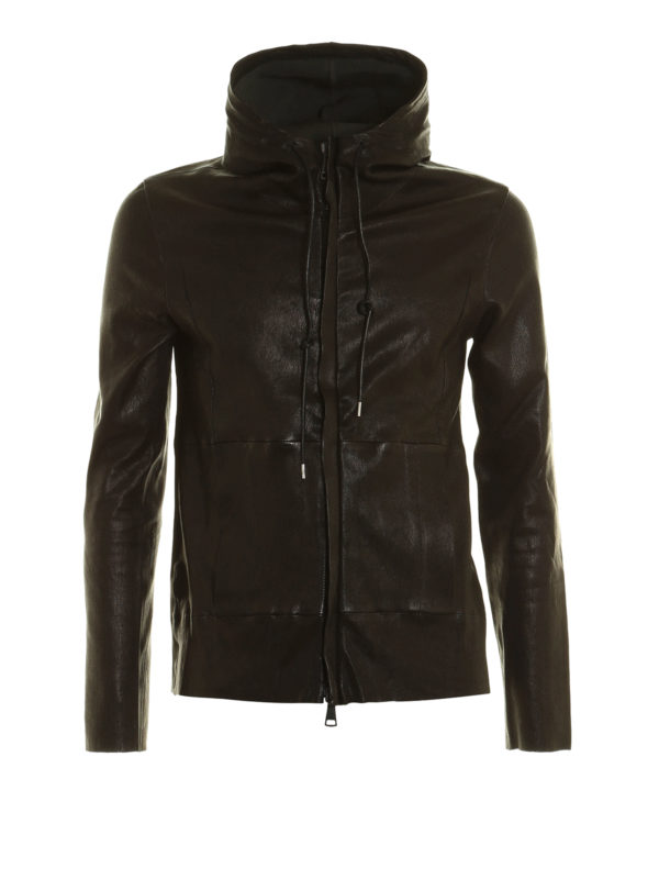 Stretch Leather Jacket By Ikrix Giio Brato Stretch Leather Jacket