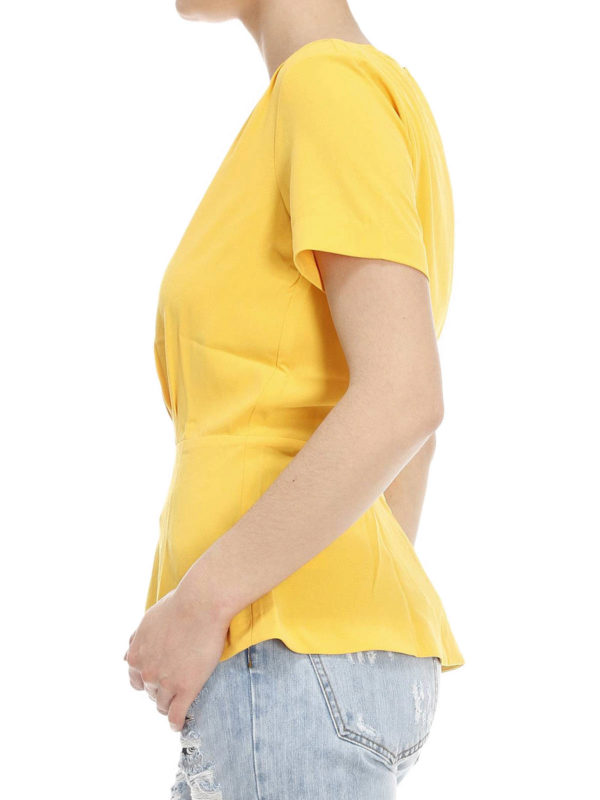 michael kors blouses yellow