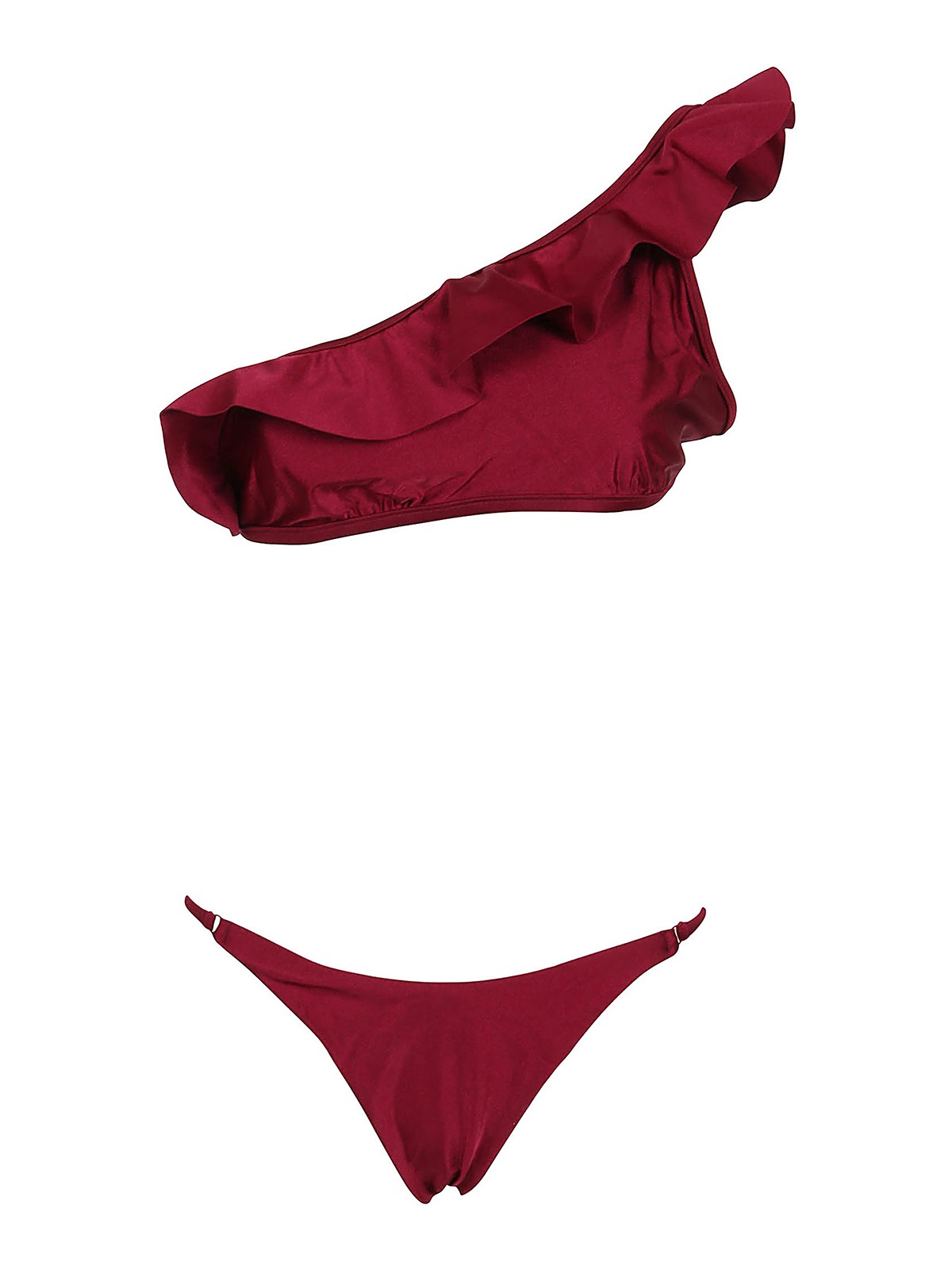 Zimmermann Poppy Bikini In Burgundy Modesens