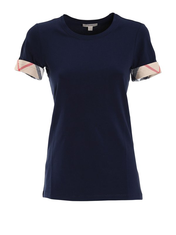 burberry shirt with plaid cuffs