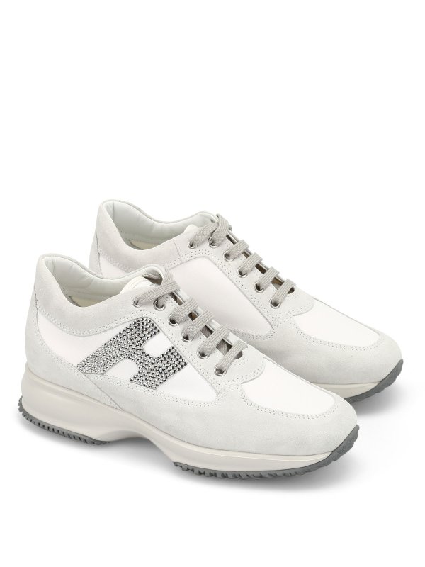 اسپرت،اسنیکرز Hogan - Interactive H Strass - HXW00N020114G69999