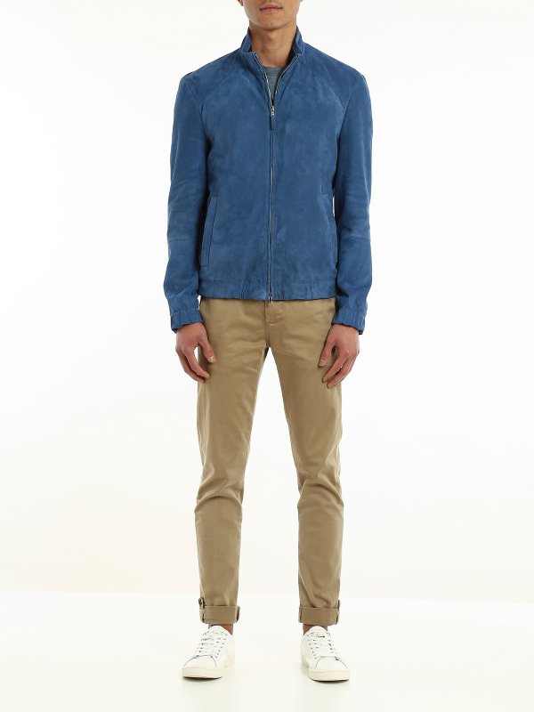 corneliani suede jacket