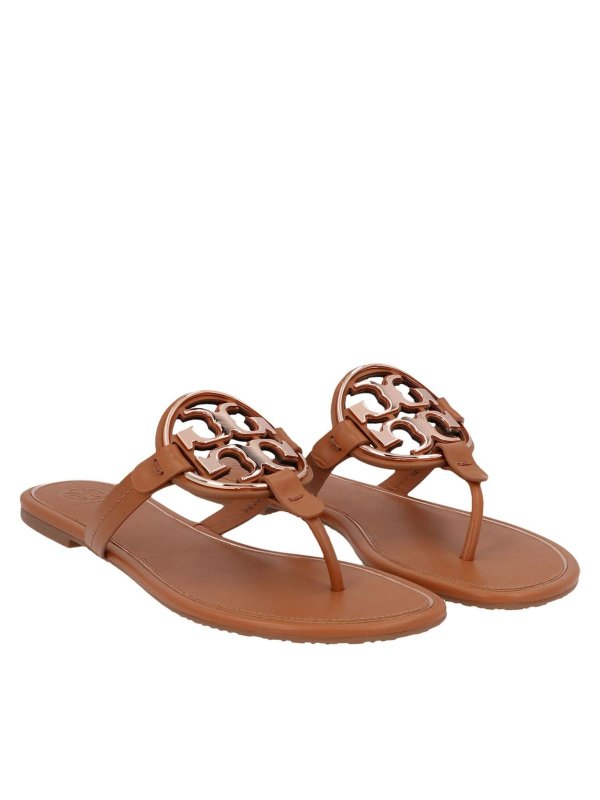 صندل Tory Burch - Miller sandals in tan color - 47617105 | iKRIX