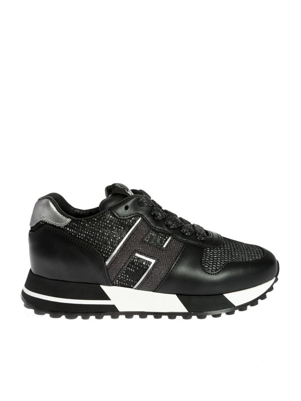 Trainers Hogan - H383 sneakers in black and gray - HXW3830CR00PBW019U