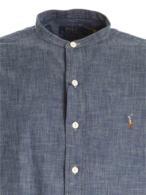 ralph lauren mandarin collar