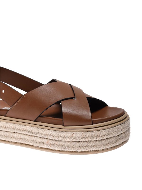 prada brown sandals