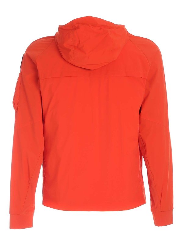 Mizuki padded jacket in orange 