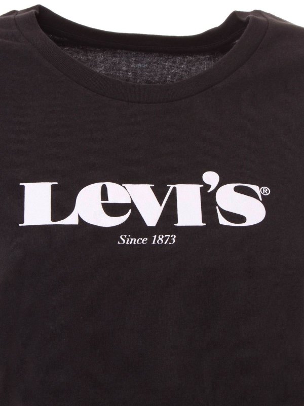 T-shirts Levi'S - White logo t-shirt in black - 173691250 