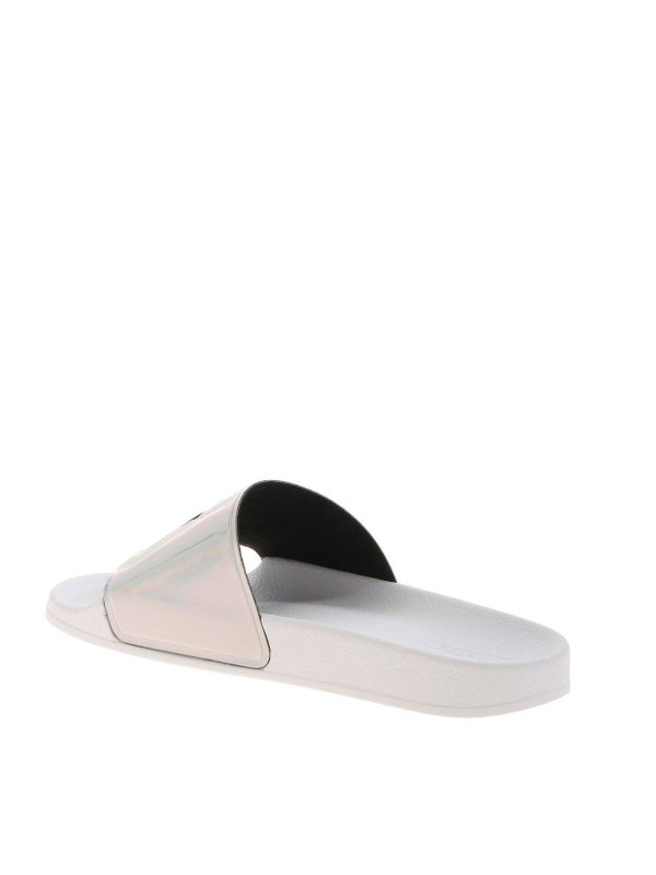 Flip flops Karl Lagerfeld - Kondo II slippers in white - KL80905VII