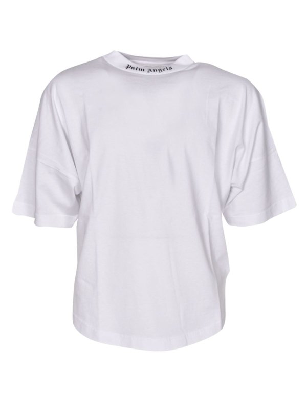 palm angels oversized logo t shirt