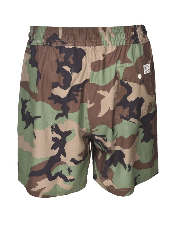 ralph lauren camo swim shorts