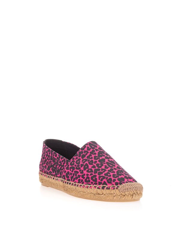 saint laurent leopard print espadrilles