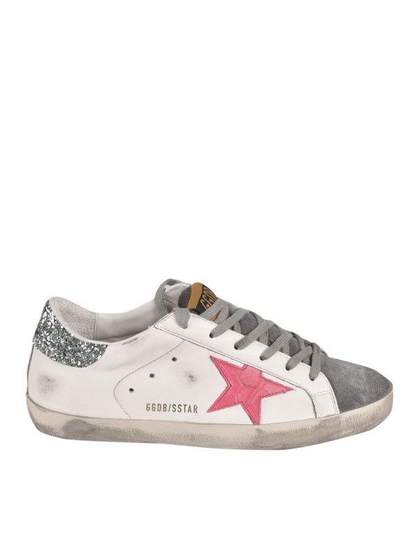 Trainers Golden Goose - Superstar Classic sneakers in white and gray ...