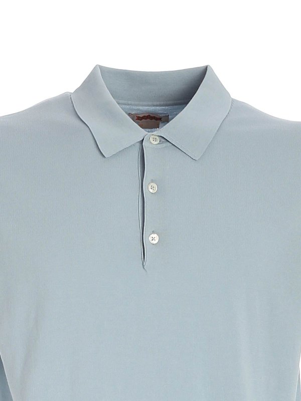 پولو Baracuta - Cotton knit polo shirt 