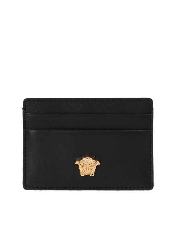 Wallets & purses Versace - Medusa card holder in black - DPN2467DVT8ME1B00V