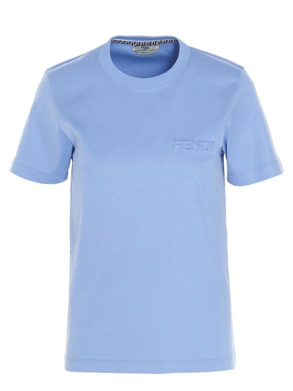 light blue fendi shirt