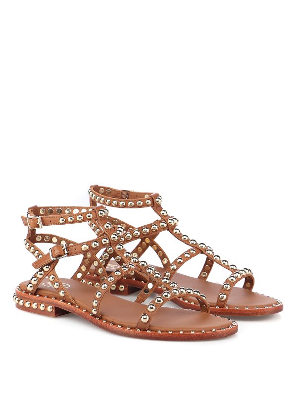 Ash - Precious sandals - sandals - PRECIOUS05CUOIO | Shop online at iKRIX
