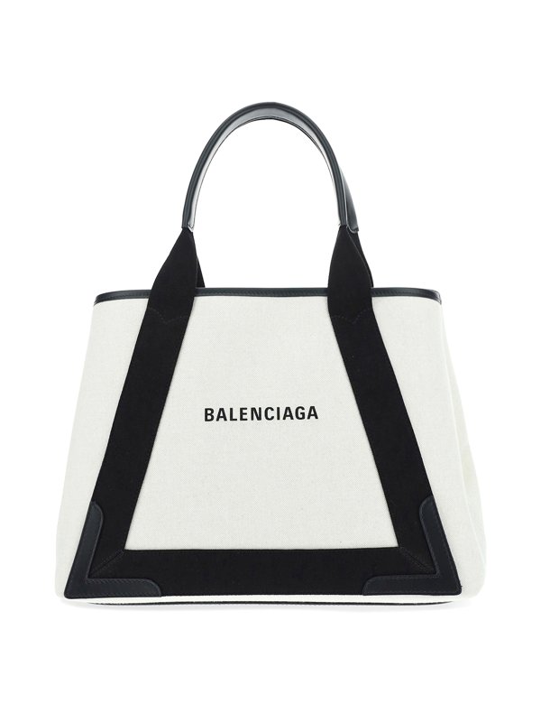 balenciaga navy cabas medium