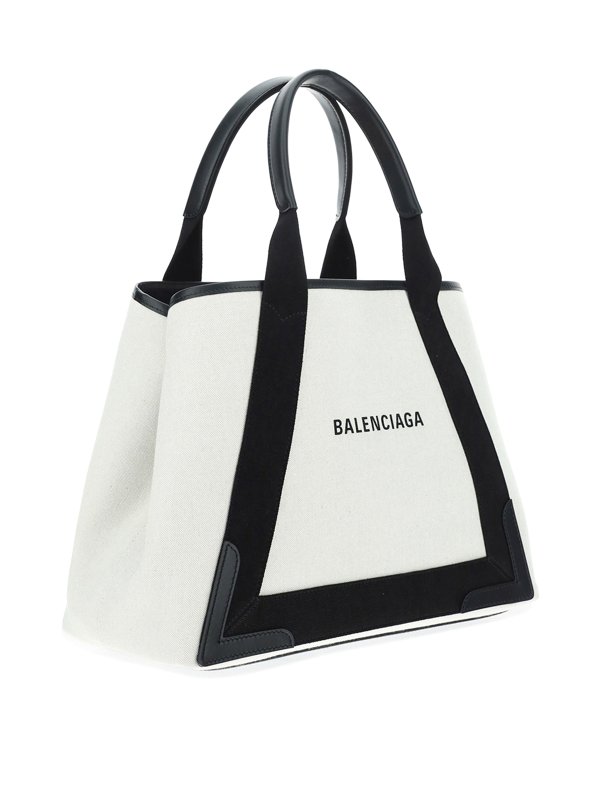 balenciaga navy cabas medium