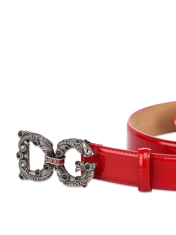 red dolce and gabbana belt