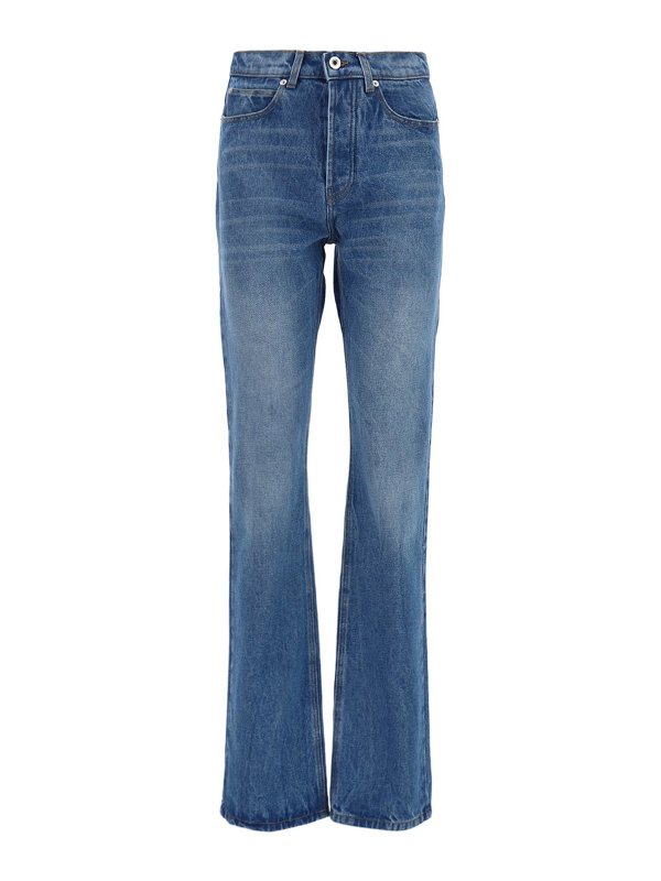 Paco Rabanne - Stone wash bootcut jeans - bootcut jeans ...