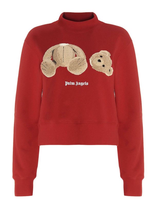 palm angels crop sweater