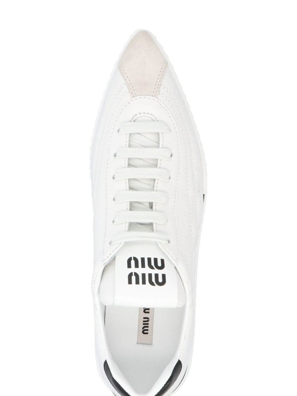 miu miu white sneakers