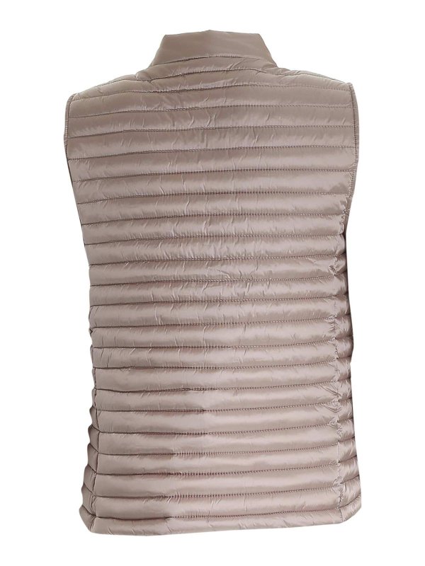 Save The Duck Aria Sleeveless Puffer Jacket In Dove Grey Padded 