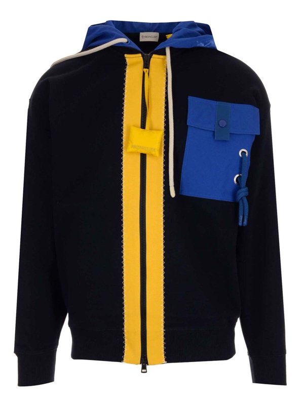 JW Anderson X Moncler hoodie in blue 