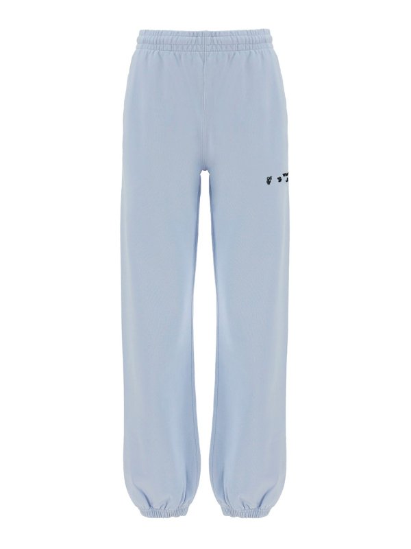 off white sweatpants blue