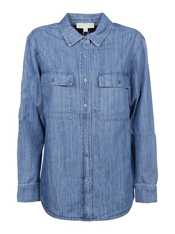 پیراهن Michael Kors - Faded denim shirt 