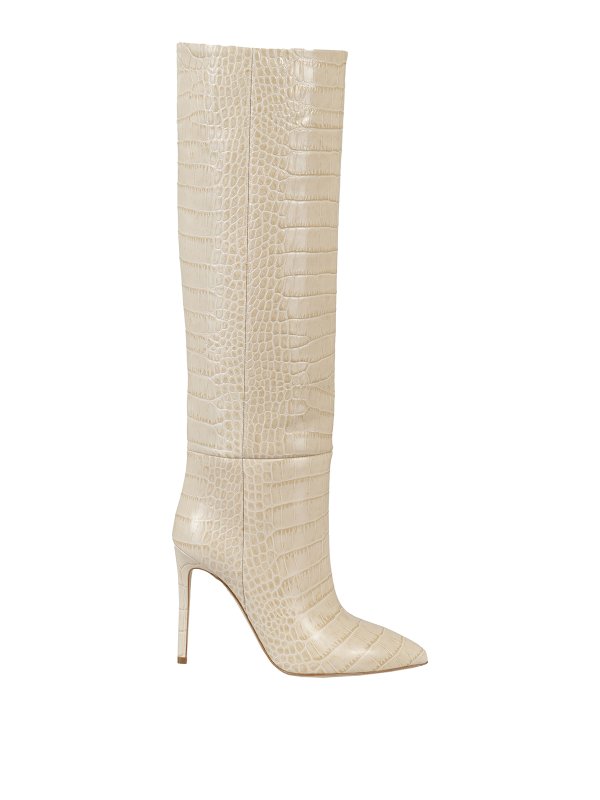 paris texas white croc boots