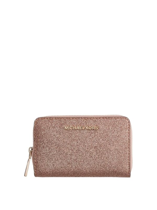 michael kors pink sparkle wallet