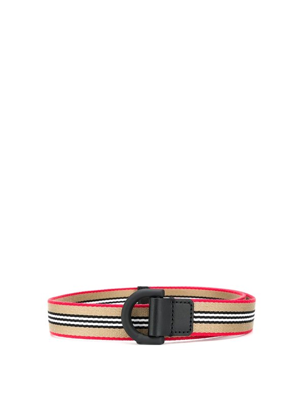 Belts Burberry - Double D ring striped belt - 8031828 