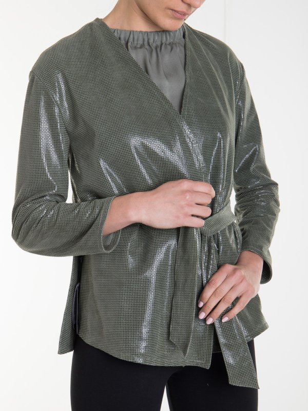 leather kimono jacket