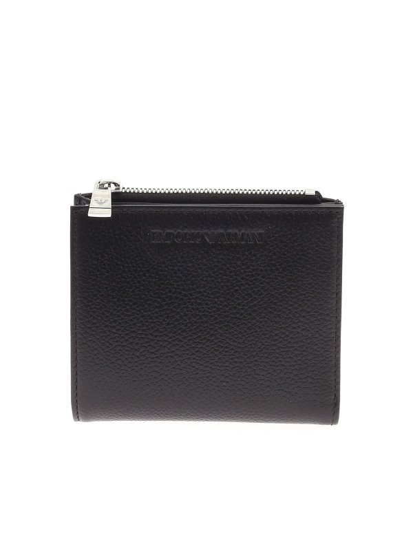Wallets & purses Emporio Armani - Logo wallet in black - Y4R262YEW1E81072