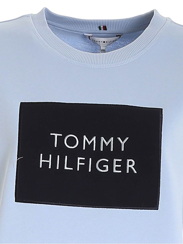 light blue tommy hilfiger sweatshirt