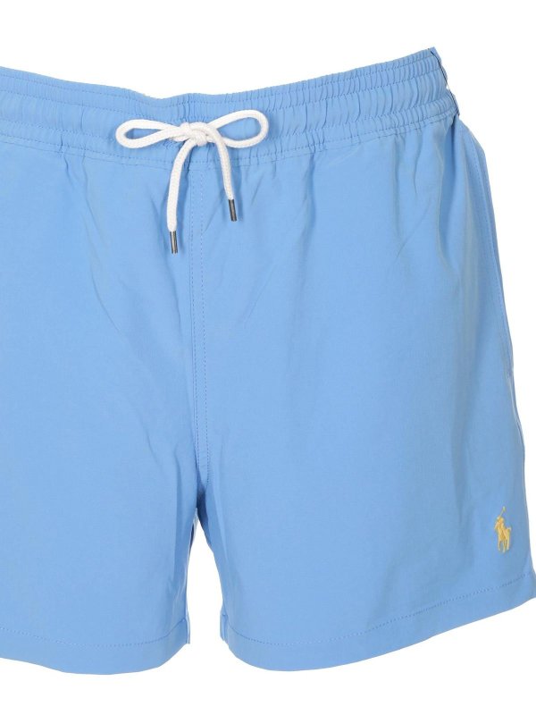 light blue ralph lauren swimming shorts