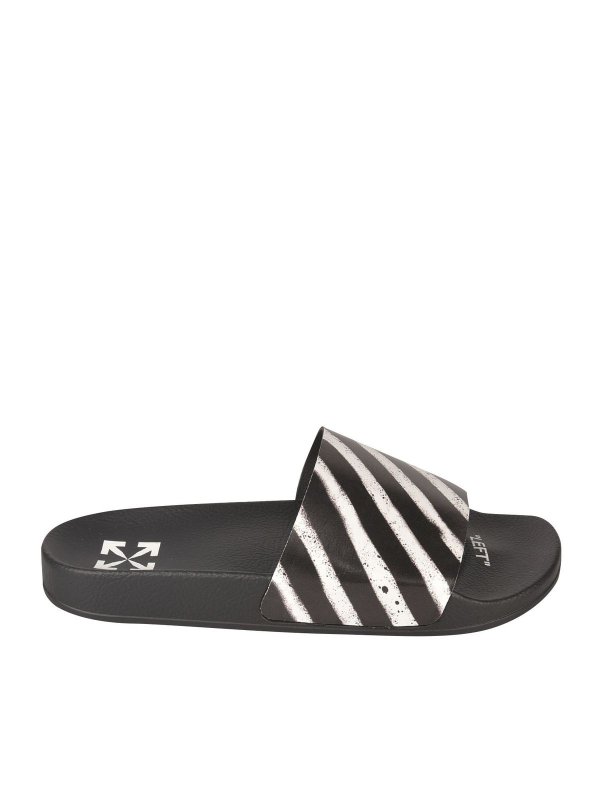 off white flip flops mens
