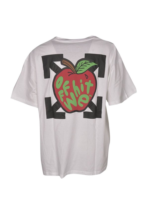 off white apple t shirt