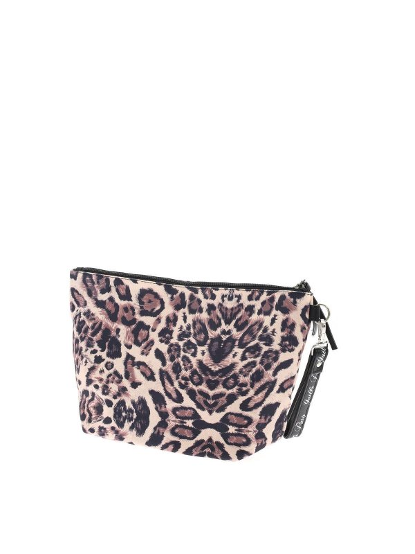 zebra print clutch bag