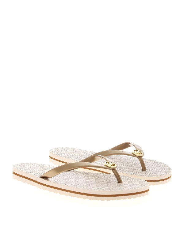 mk flip flop stripe eva