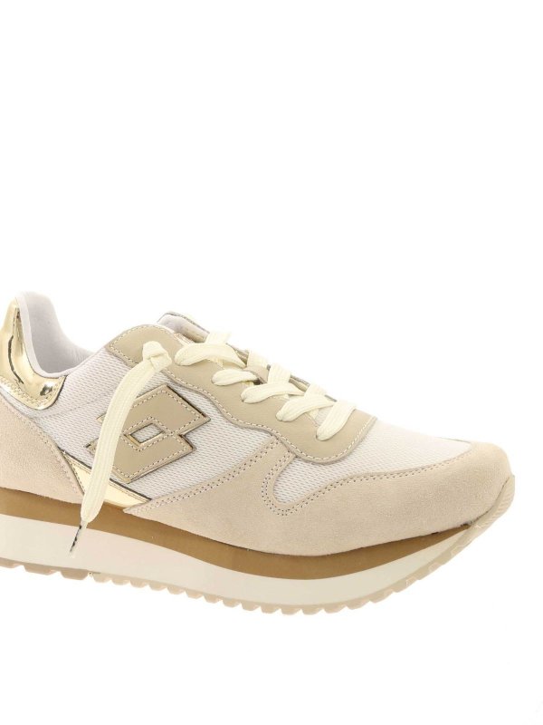 Beige LOTTO LEGGENDA Lage sneakers TOKYO SHIBUYA | Omoda