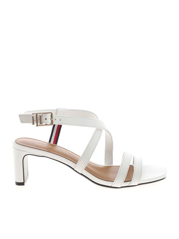 tommy hilfiger sandals women white