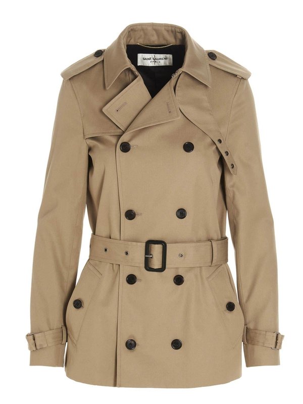 Trench coats Saint Laurent - Short 