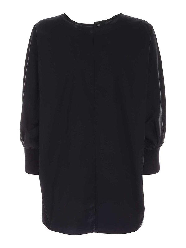 dkny black blouse