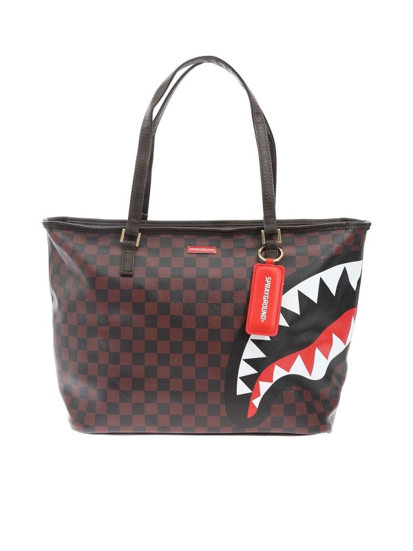 Sprayground Borsa shopper riviera white gold | Atterley