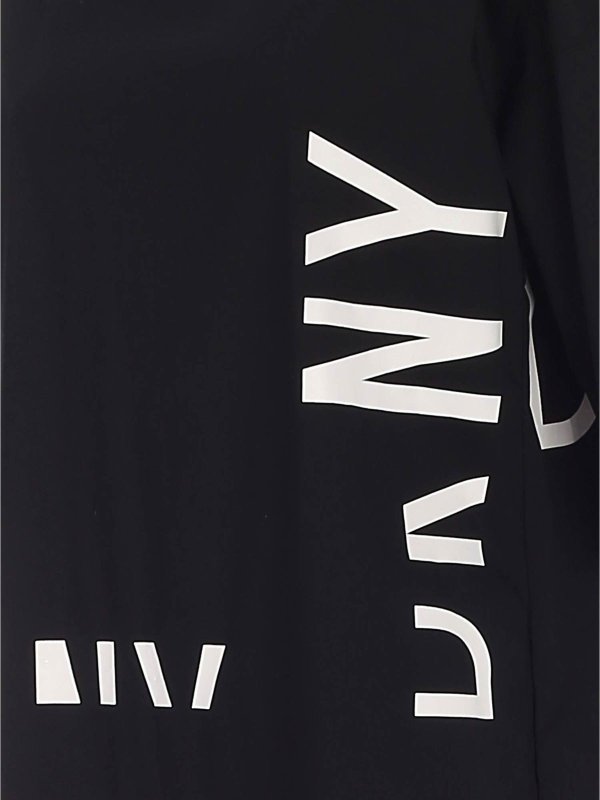 dkny logo maxi dress